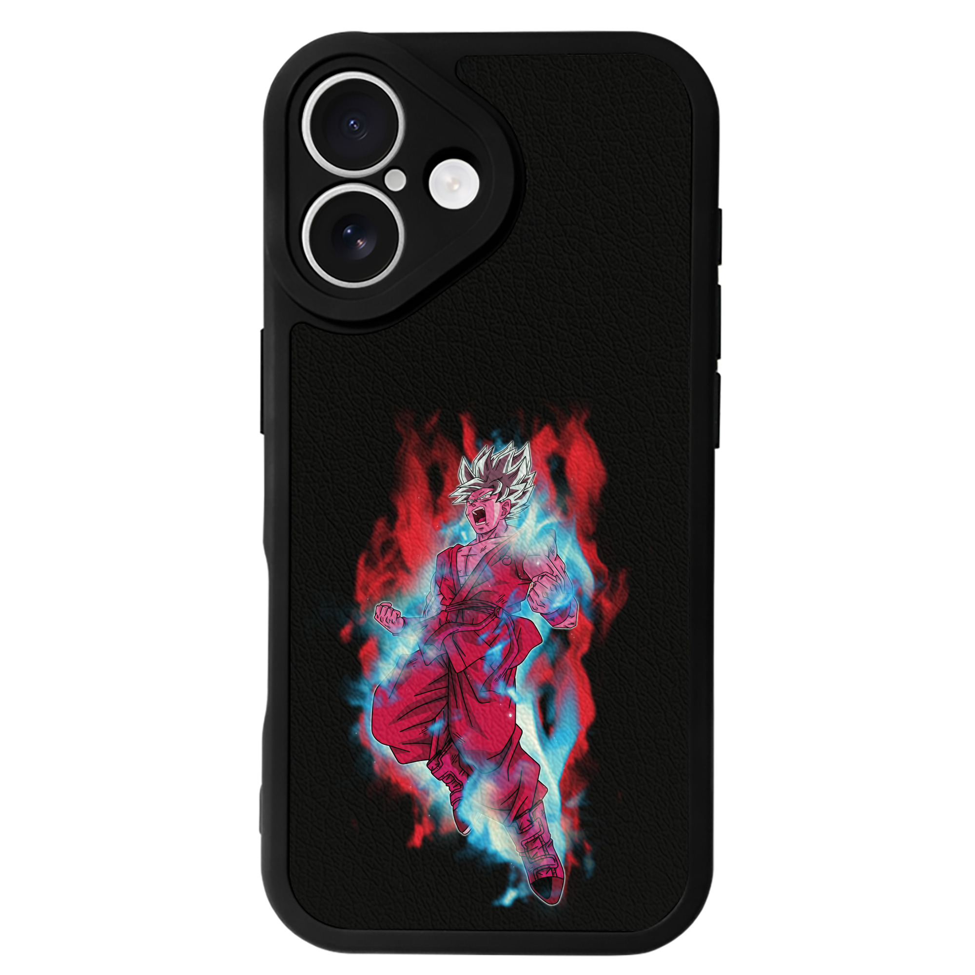 （画像用） ドラゴンボール 孫悟空（そん ごくう）Son Goku カカロット DRAGON BALL Kakarotto 【iPhone 16シリーズ対応】シリコンスマホケース（レザー調） 材質：シリコン